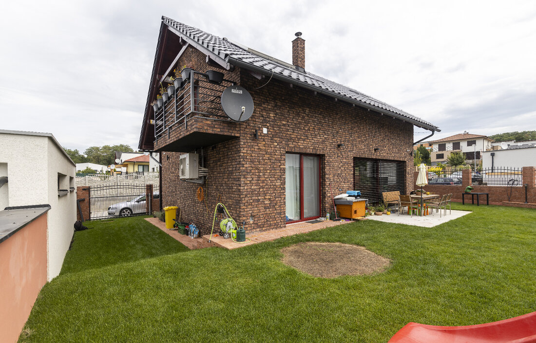 Tehlový obklad Autumn na fasáde rodinného dou od Rustique.sk