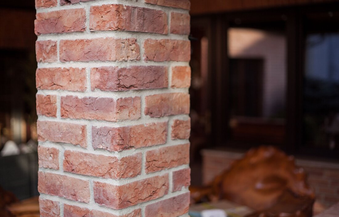Tehlový obklad Terra Cotta na fasáde rodinného domu od Rustique.sk